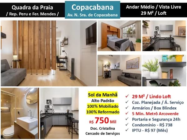 Apto Copacabana N.S. de Copacabana 29M² 3