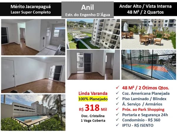 Apto JPA Anil Mérito 48M²