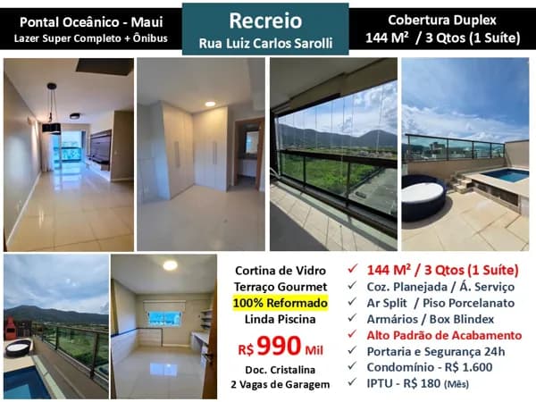 Cob Recreio Pontal Maui 144M² 3