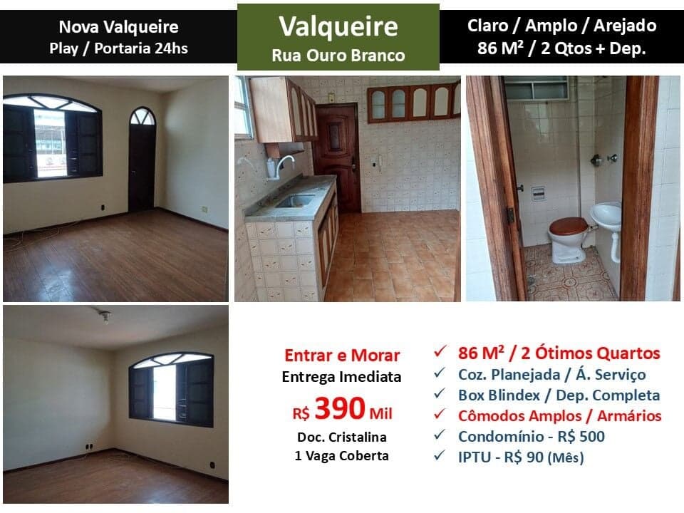 Apto JPA Valqueire Nova Valqueire 86M²