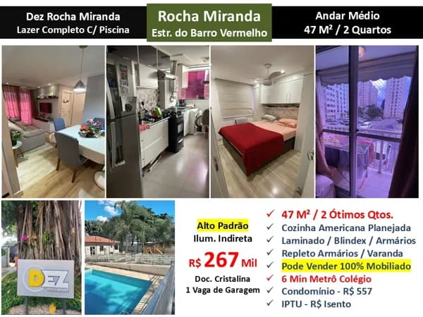 Apto Rocha Miranda Dez Rocha Miranda 47M²
