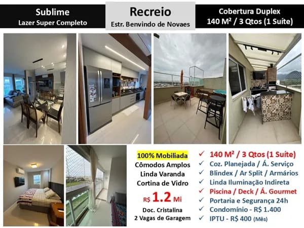 Cob Recreio Sublime 140M²