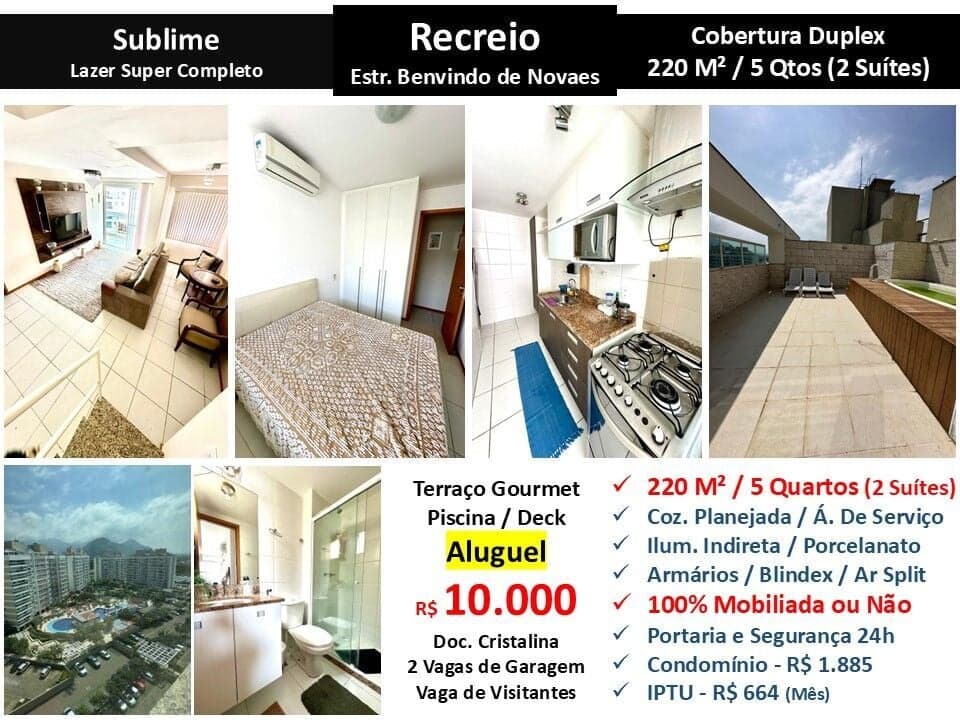 Cob Recreio Sublime 165M²