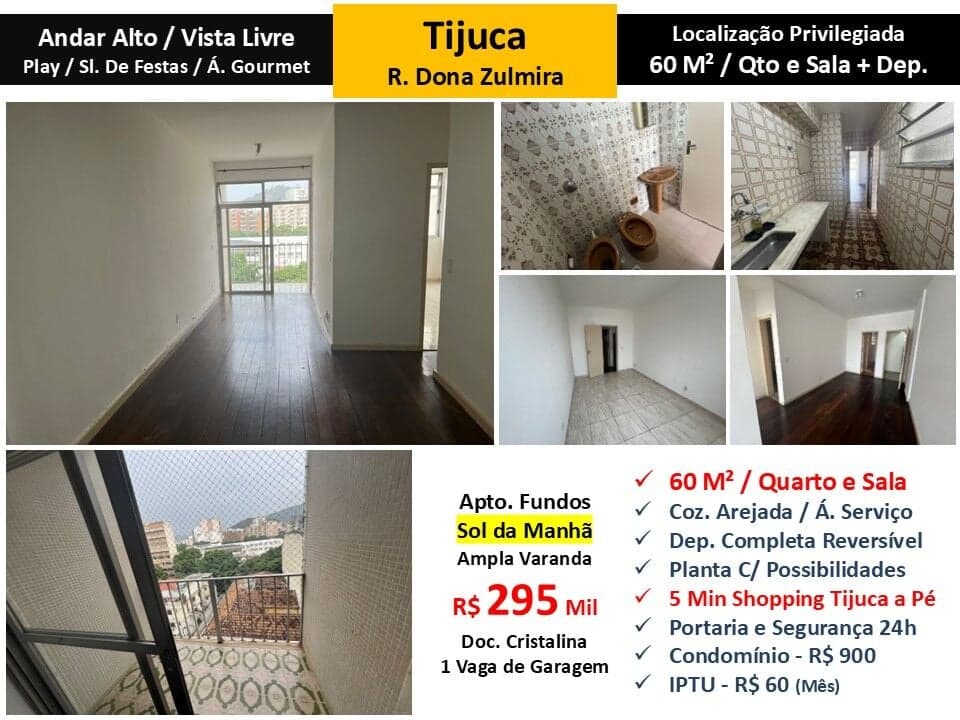 Apto Tijuca Dona Zulmira 60M²