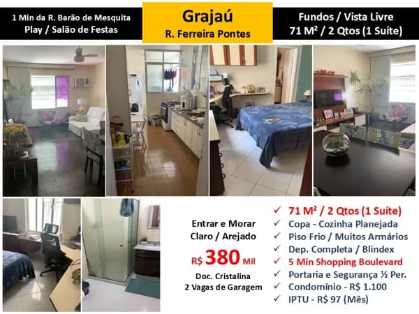 Apto Grajaú Ferreira Pontes 71M²