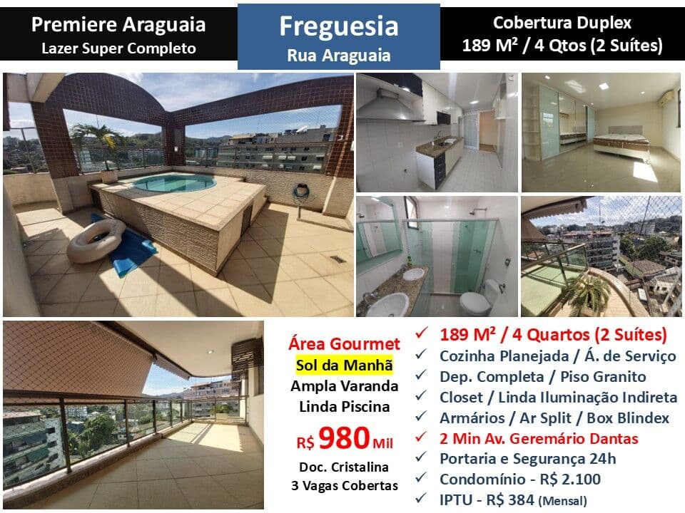 Cob JPA Freguesia Premiere Araguaia 189M²