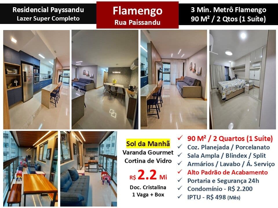 Apto Flamengo Residencial Payssandu 90M²