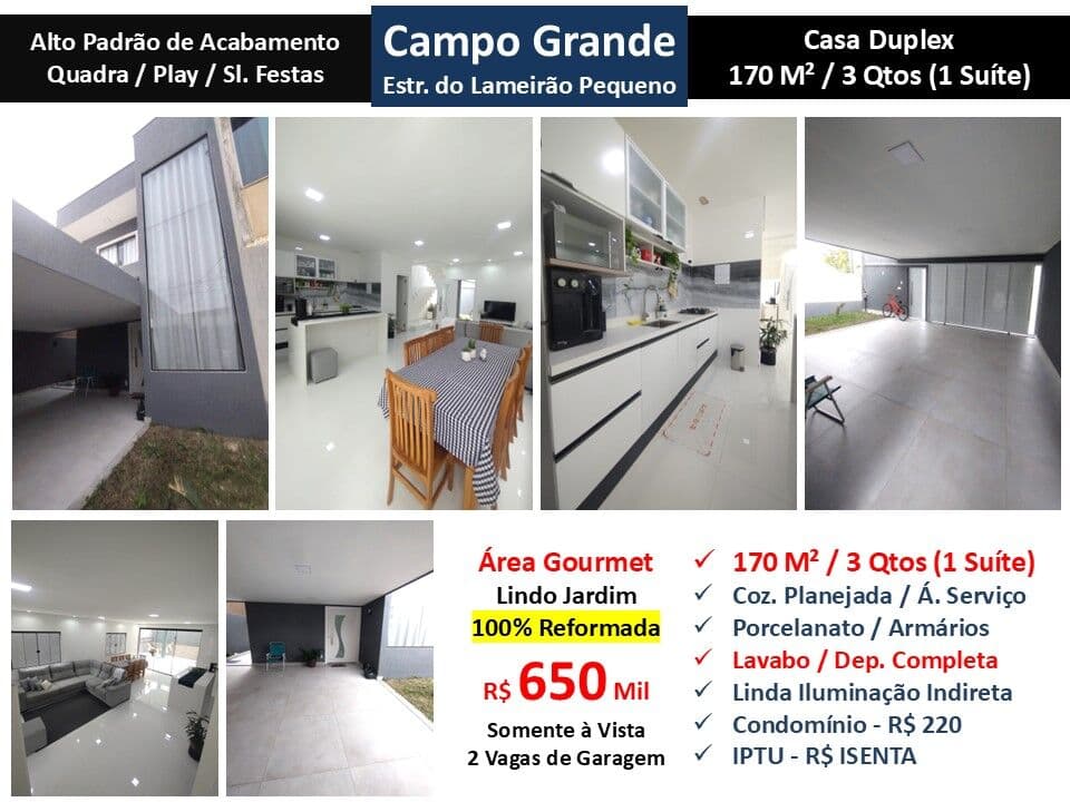 Casa Campo Grande Lameirão Pequeno 170M²