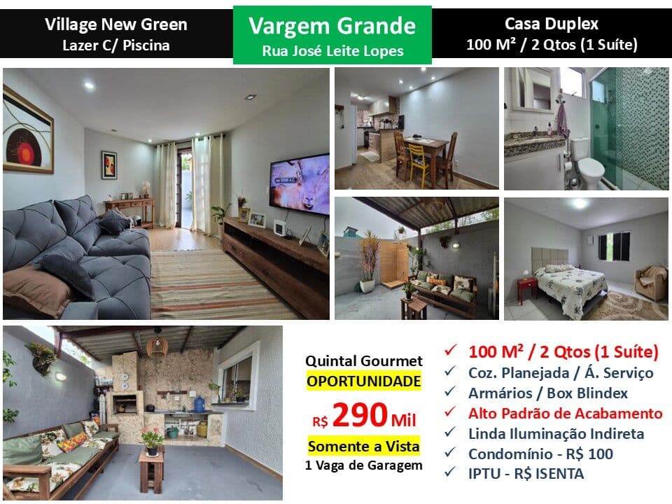 Casa Vargem Grande New Green 100M²