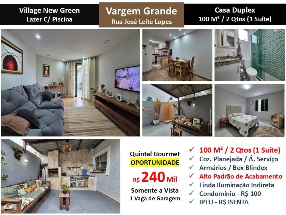 Casa Vargem Grande New Green 100M²