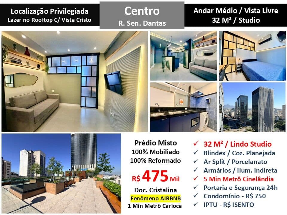 Apto Centro Senenador Dantas 32M²