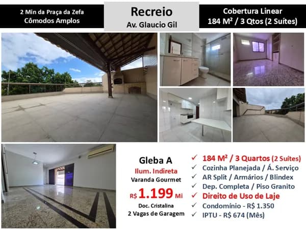 Cob Recreio Gleba A Glaucio Gil 184M² Linear