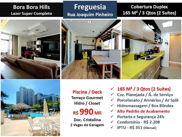 Cob JPA Freguesia Joaquim Pinheiro Bora Bora Hills 165M²