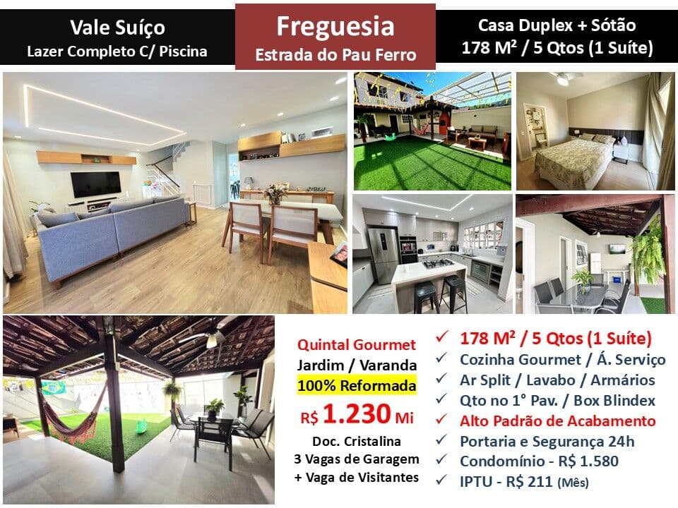 Casa JPA Freguesia Vale Suiço 178M² 3
