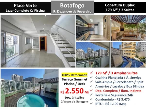 Cob Botafogo 19 de Fevereiro Place Verte 179M²