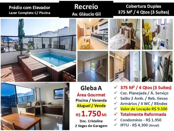 Cob Recreio Gleba A Glaucio Gil 375M²