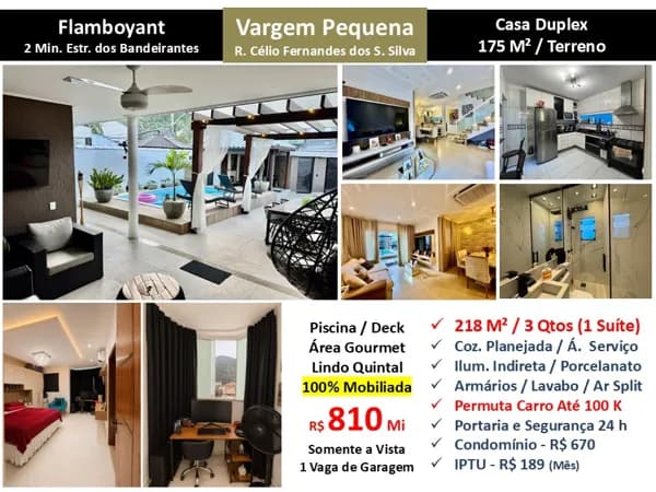 Casa Vargem Pequena Flamboyant 400M²