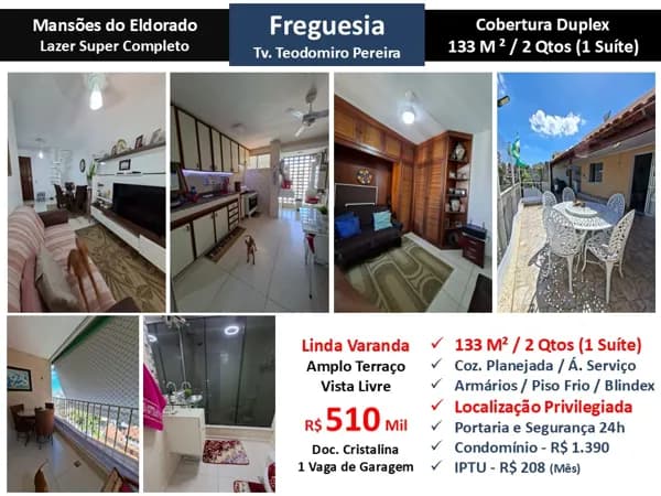 Cob JPA Freguesia Teodomiro Pereira Mansões do Eldorado 133M²
