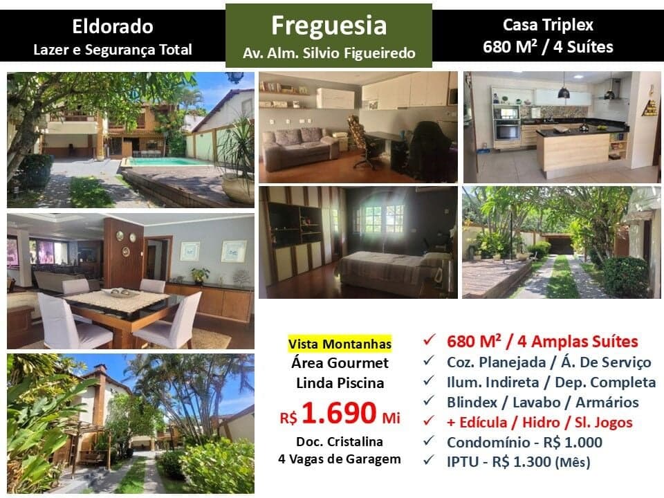 Casa JPA Freguesia Eldorado 680M²