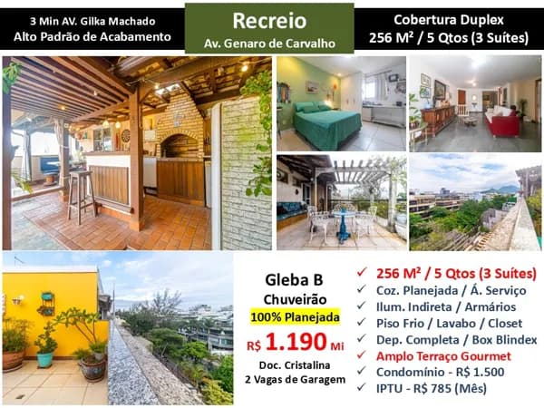 Cob Recreio Gleba B Genaro de Carvalho 256M²