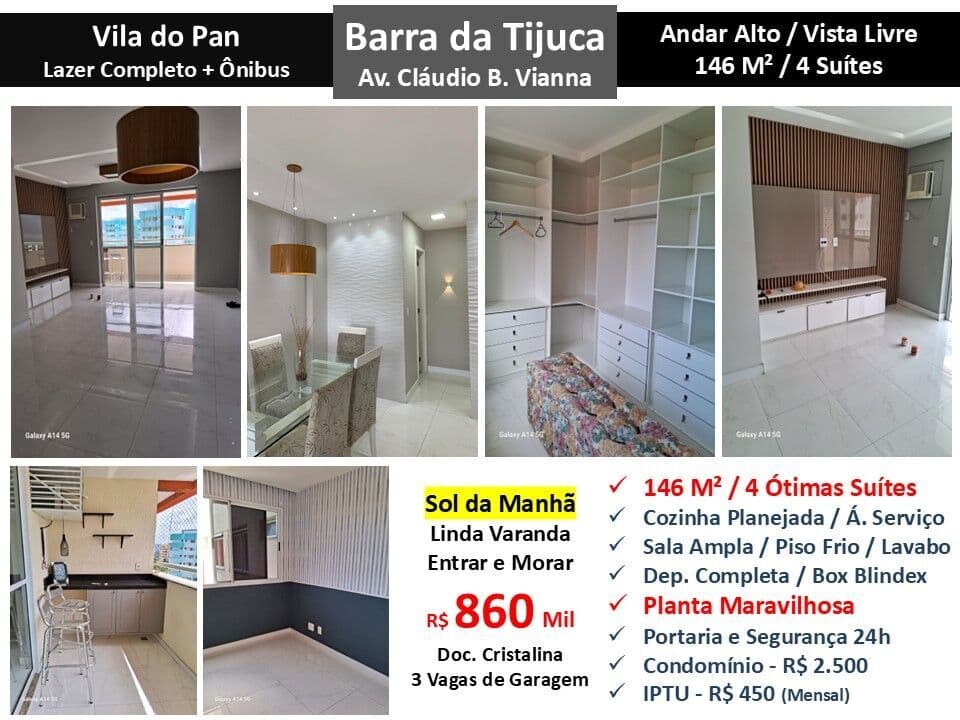 Apto Barra da Tijuca Vila do Pan 77M² 31