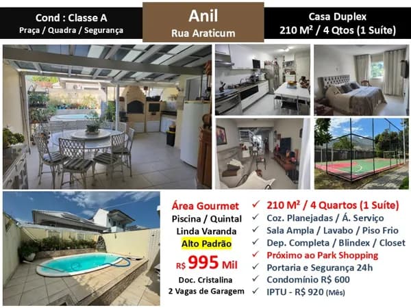Casa JPA Anil Araticum Classe A 210M²