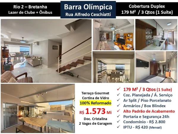 Cob Barra Olímpica Rio 2 Bretanha 179M²