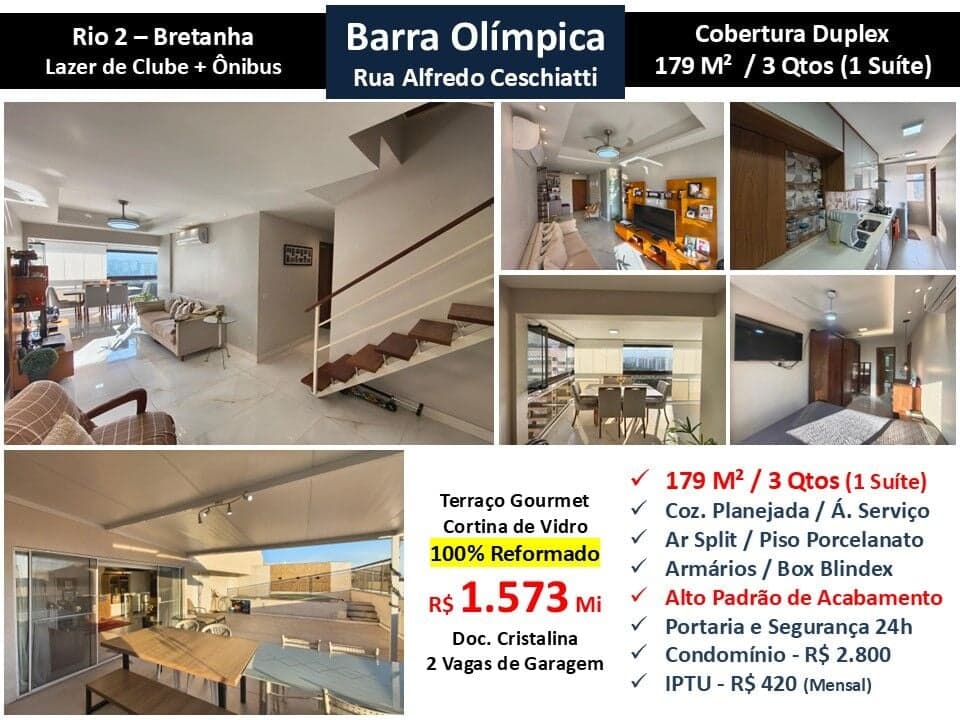 Cob Barra Olímpica Rio 2 Bretanha 179M²