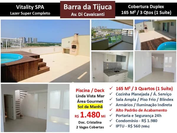 Cob Barra da Tijuca Vitality SPA 165M²