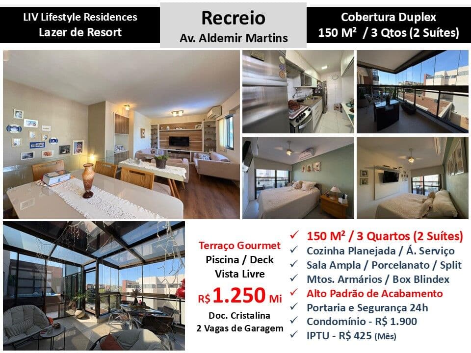 Cob Recreio Liv Lifestyle 150M²