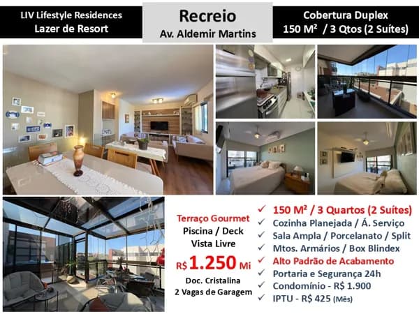Cob Recreio Liv Lifestyle 150M²
