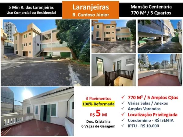 Casa Laranjeiras Cardoso Junior 770M²