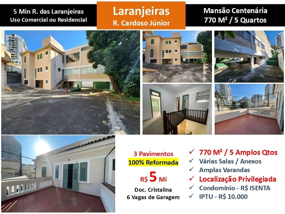 Casa Laranjeiras Cardoso Junior 770M²