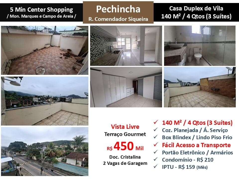Casa JPA Pechincha Comendador Siqueira 140M²