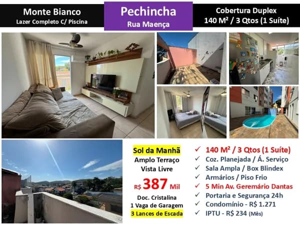 Cob JPA Pechincha Maença Monte Bianco 140M²