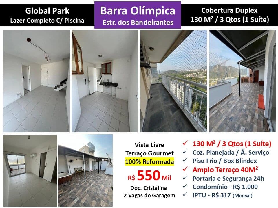 Cob Barra Olímpica Global Park 130M²