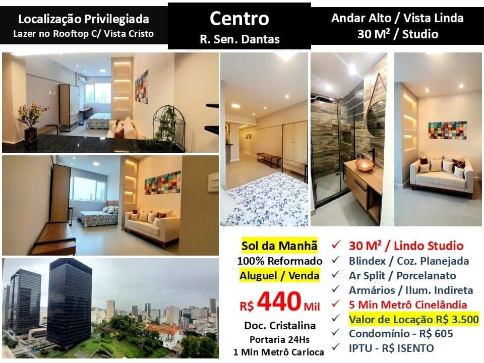 Apto Centro Senador Dantas 30M²