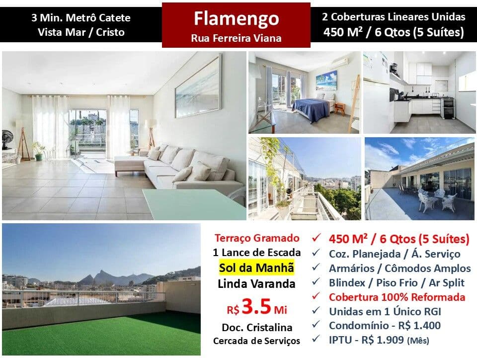 Cob Flamengo Ferreira Viana 450M² Linear