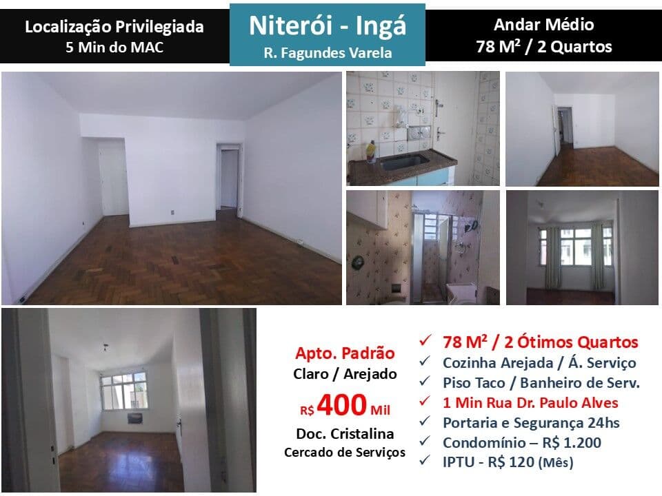 Apto Ingá Fagundes Varela 78M²