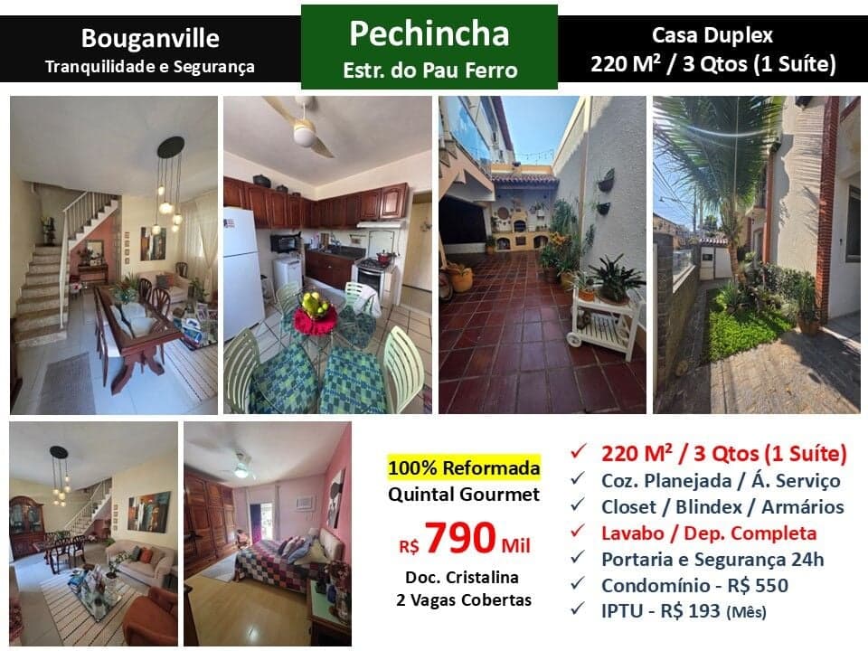 Casa JPA Pechincha Bouganville 220M²