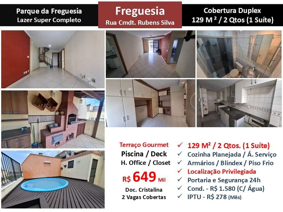 Cob JPA Freguesia Rubens Silva Parque da Freguesia 129M²