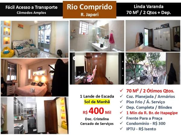 Apto Rio Comprido Japeri 70M²