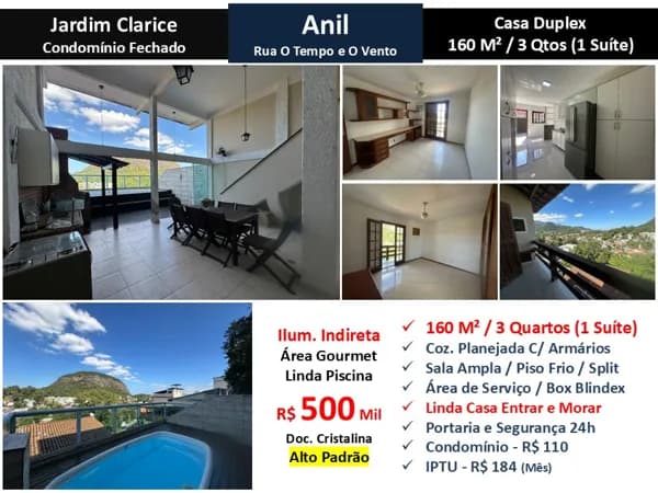 Casa JPA Anil O tempo e o Vento Jardim Clarice 160M²