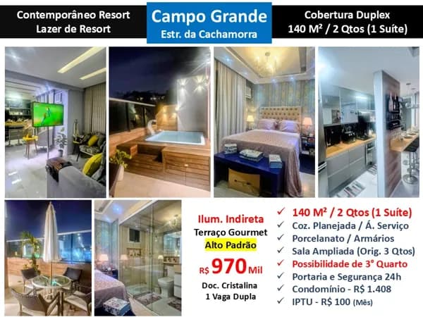 Cob Campo Grande Contemporaneo 140M²