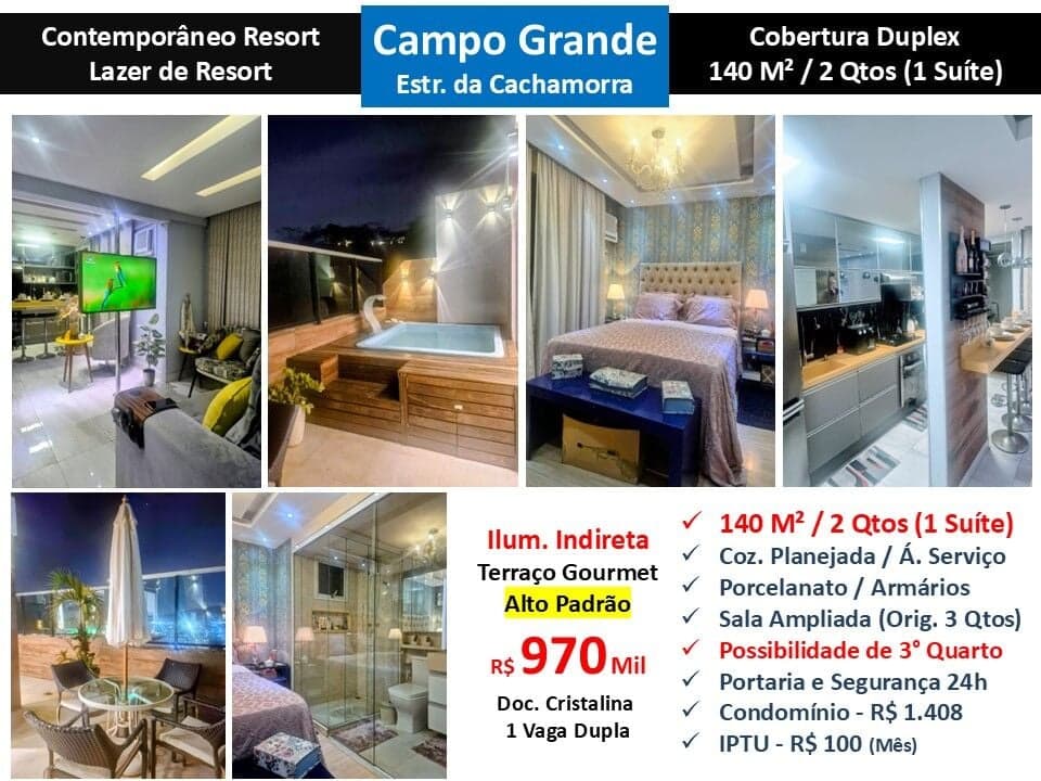 Cob Campo Grande Contemporaneo 140M²