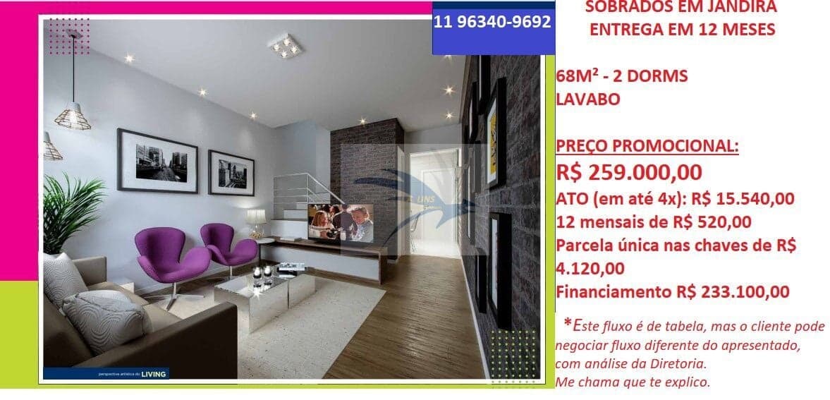 CASAS EM VILAGGIO 68M², 2 DORMS