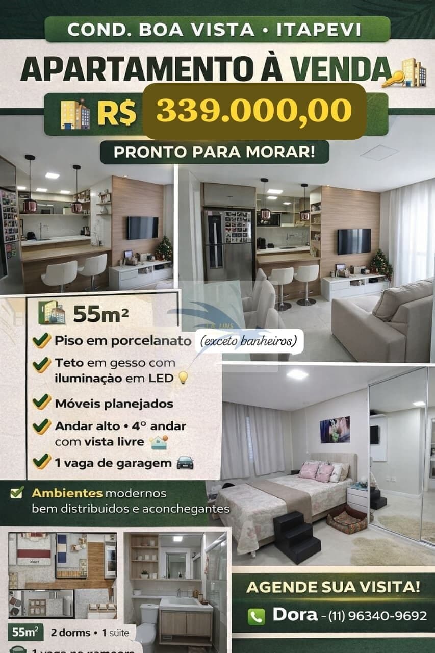 Apartamento Padrão 55m², 1 suíte