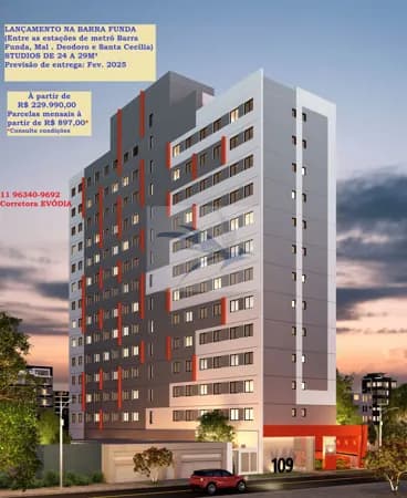 Apartamento Studio na Barra Funda
