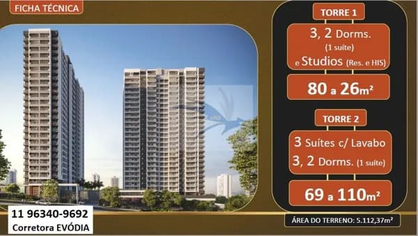 STUDIOS, APTOS E PENTHOUSE