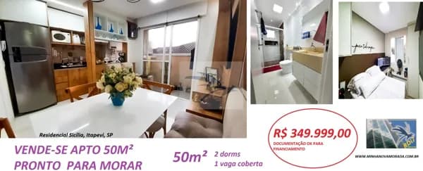 APTO COM 2 DORMS - ITAPEVI, SP